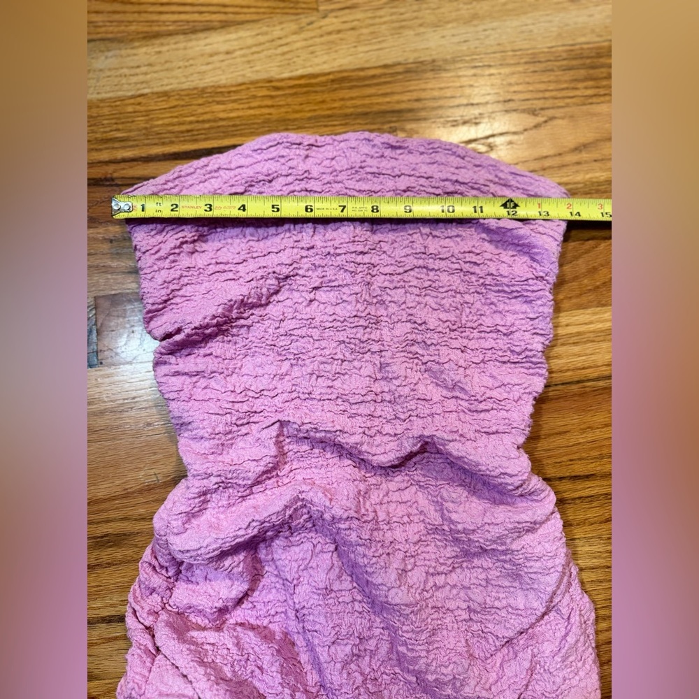 House Of CB Pink Corset Midi Dress Size Small Zip Up - Picture 7 of 16